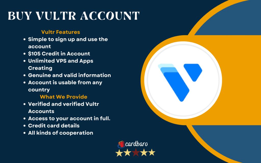 Buy Vultr account, Buy verified vultr account, Vultr accounts for sale,